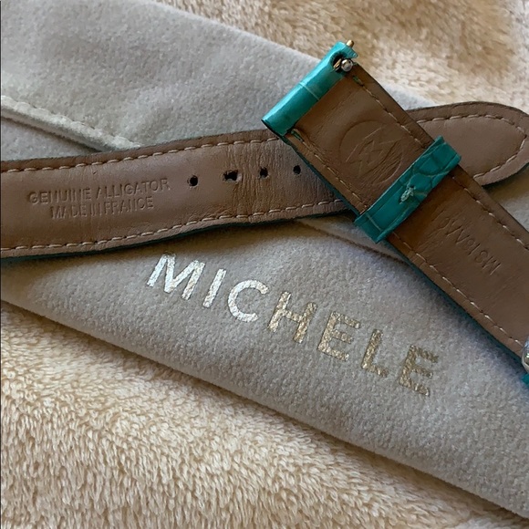 Aqua Michele Alligator Watch Band